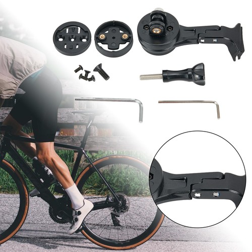 Support De Compteur Vélo Black Inc Pour Garmin – Montage Noir, Compatible Go Pro