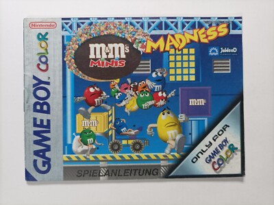 M&Ms: Minis Madness Nintendo GameBoy Color nur Spielanleitung Booklet #955