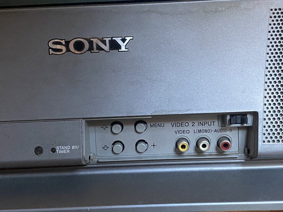 Sony Trinitron 27" KV27FS13 Wega Television Retro Gaming TV With Remote eBay