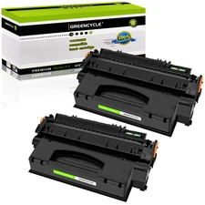 2PK Q7553X 53X High Yield Toner For HP LaserJet P2014 P2015 M2727 MFP M2727nf
