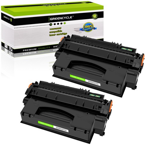 2PK Q7553X 53X High Yield Toner For HP LaserJet P2014 P2015 M2727 MFP M2727nf - Picture 1 of 12