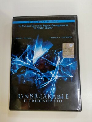  UNBREAKABLE DAS PRÄDESTINIERTE COLLECTOR'S EDITION B.WILLIS 2 DVD HOLOGRAMM GOLD