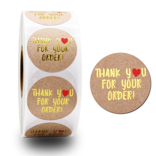 Thank You Stickers & Hand Made Round Labels Envelope Seal Business Seals UK - Picture 9 of 33