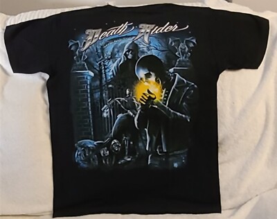 SKELETON SKULL BIKER MOTORCYCLE GRIM REAPER DEATH RIDER GARGOYLE T