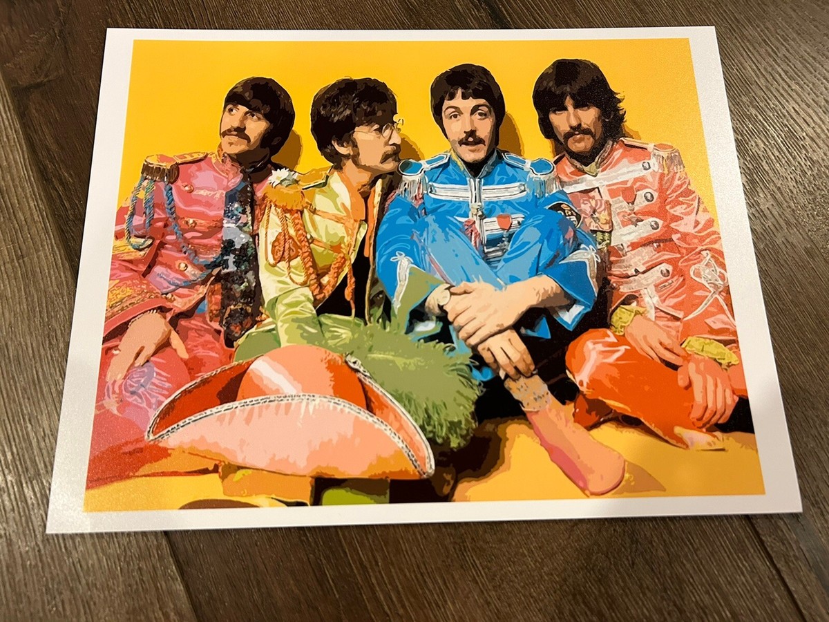 絵画 Beatles THE BEATLES Art Print Photo 8