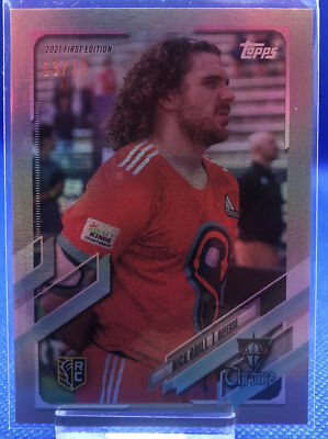 03/10 Nick Grill RC SILVER Foil Parallel Topps 2021 Lacrosse 1st Edition PLL