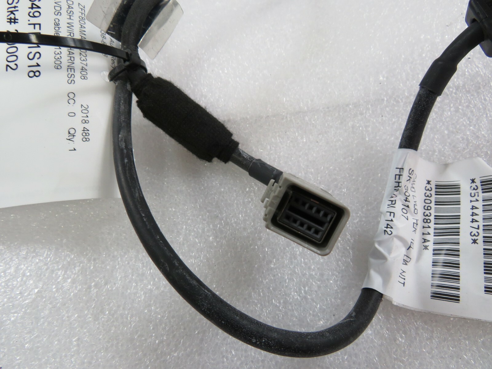 Ferrari 488, LVDS Cable, Used, P/N 813309