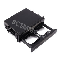 Car Dink Cup Storage Holder 2-layer Box Double 2din Radio Pocket Interior Parts Car Dink Cup Storage Holder 2-layer Box Double 2din Radio Pocket Interior Parts
