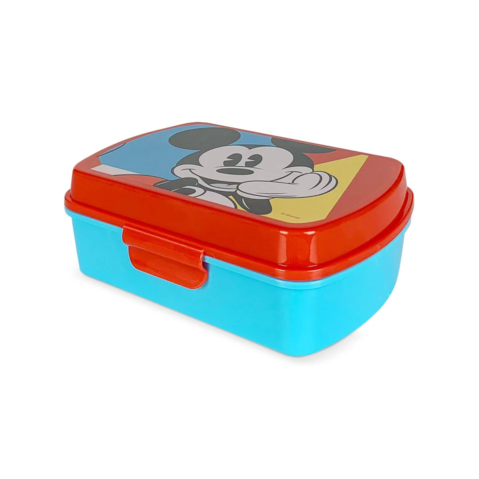 Set pranzo 2 pezzi Disney Mickey Mouse borraccia 500ml e portapranzo 5387 - Immagine 3 di 4