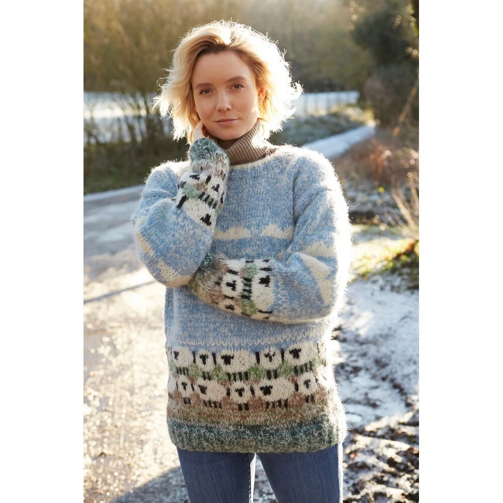 Sheep fur best sale sweater