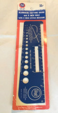 The Boye Needle Co Aluminum Knitting Gauge  6-inch Rule w/2-inch Stitch Measure