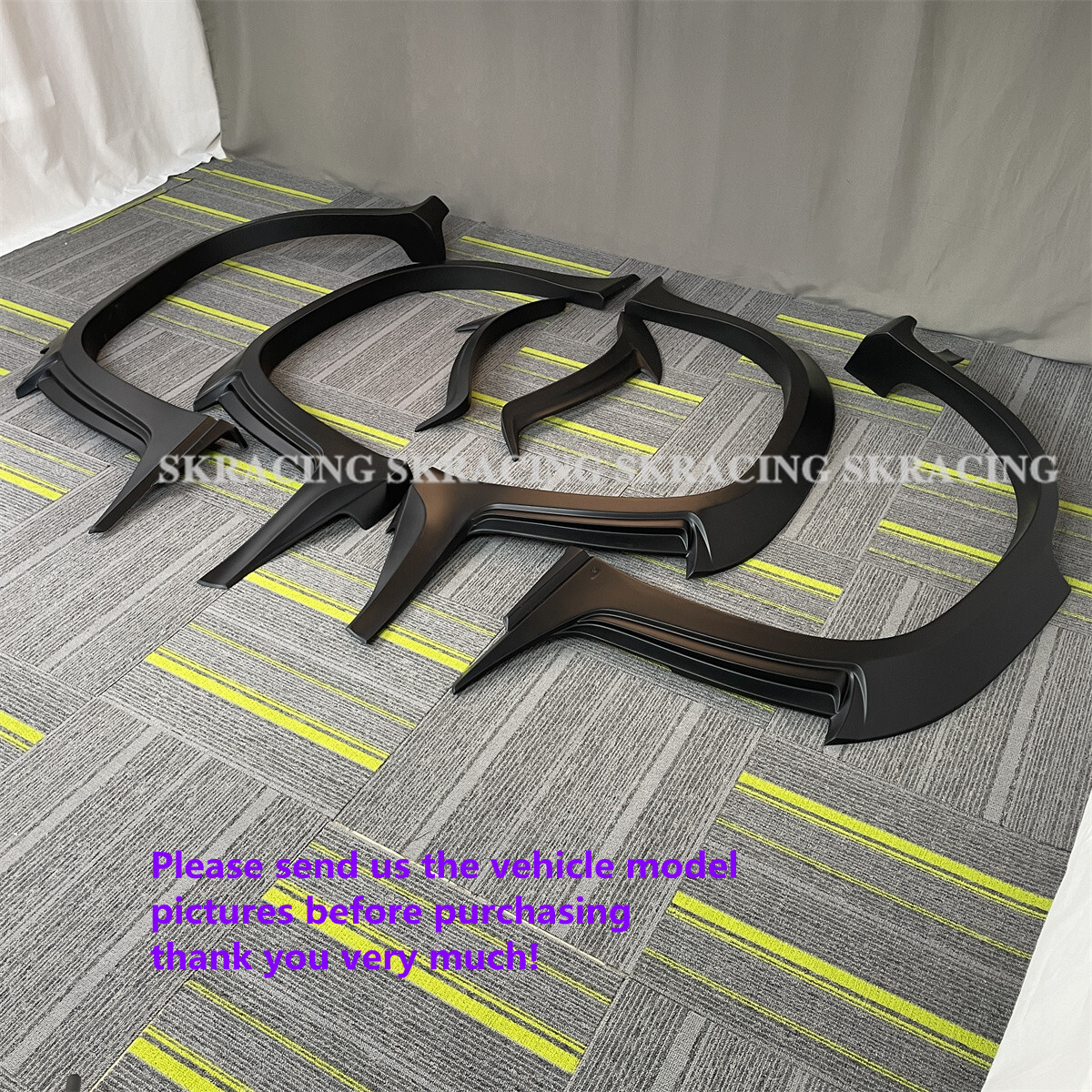 For Lexus LX570 2016-2021 FRP Fender Flare Kit Wheel Arch Cover