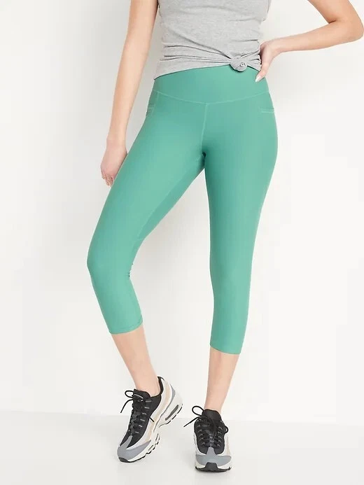 High-Waisted PowerSoft Run Crop Leggings