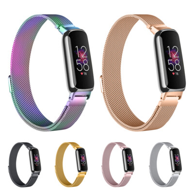 Für Fitbit Inspire 3 Milanaise Armband Edelstahl Mesh Loop Band Ersatzarmband
