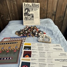 Vintage Axis  Allies Board Game 1984 Game Pieces Lot
