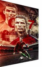 Quadri da parete su tela calcio Cristiano Ronaldo CR7 - Stampa artistica di alta qualità