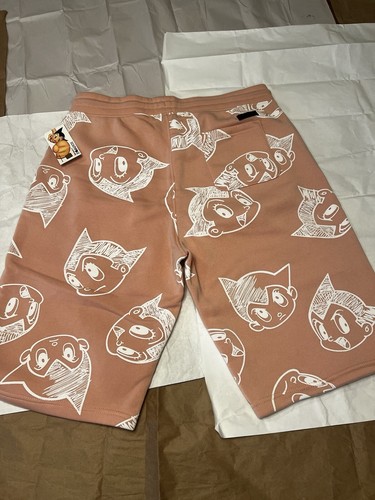 Men's Southpole x Astro Boy Graphic Print Shorts PEACH/Salmon Brand NWT SZ XL - Picture 3 of 11