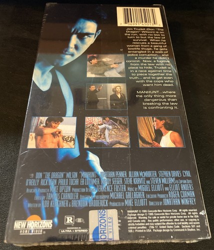 Manhunt "Bloodfist 7" (VHS, 1995) - Don The Dragon Wilson - Martial Arts - Rare - Picture 2 of 4