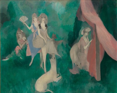 Marie Laurencin  Women in the Forest     Feminine Cubist | Giclée Art Print