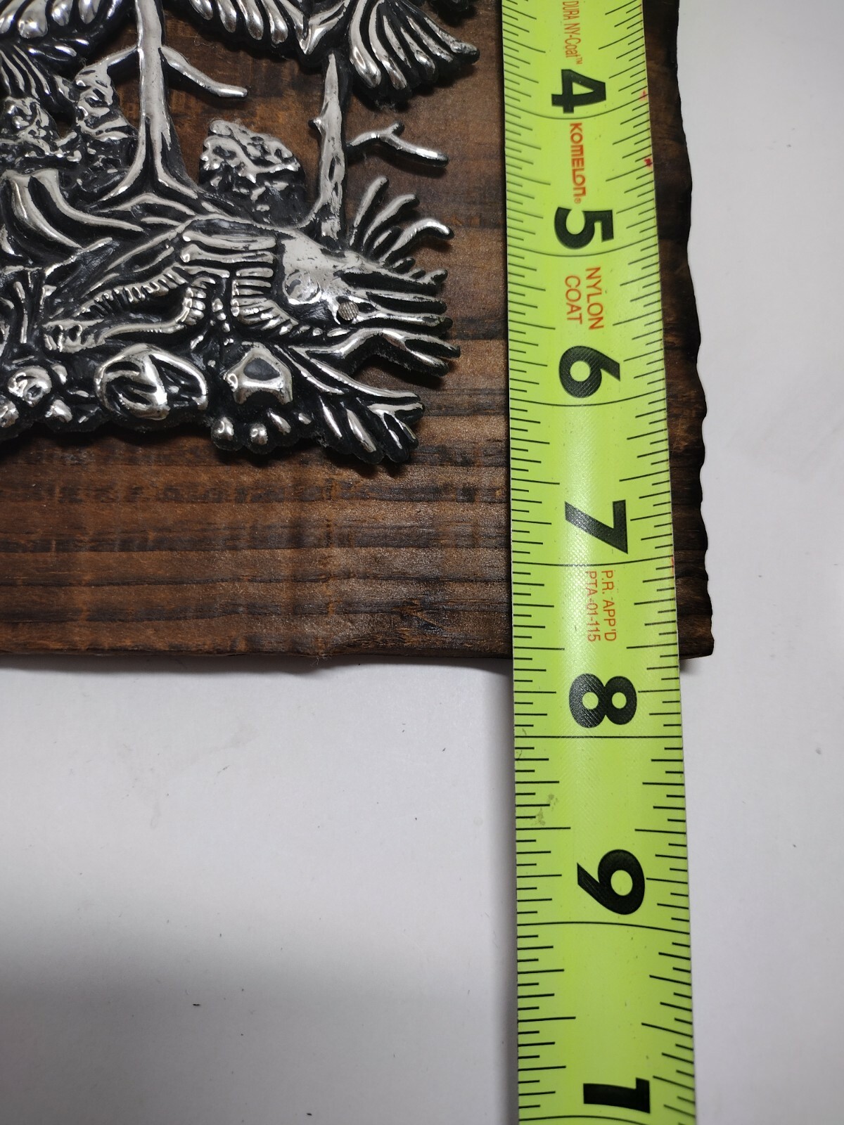 3D Relief Art Deer in Forest Scene Vintage Cabin Decor Hong Kong Wood Plaque