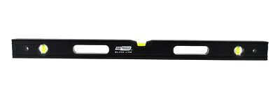 5903678603670 AWTOOLS WASSERWAAGE SCHWARZ 100CM MAGNETISCH MIT GRIFFEN AWTOOLS