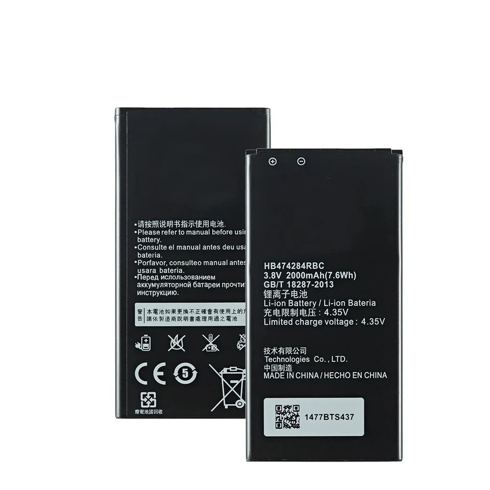 Batería de repuesto para Huawei Y550 Y560 Y625 Y635 HB474284RBC Envío gratuito Foto 4 de 4
