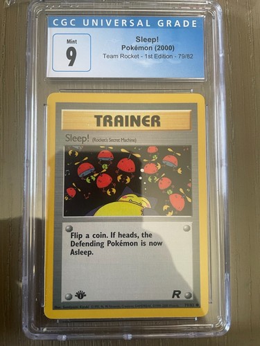 Sleep! (1st Edition) graded CGC 9 for sale on eBay