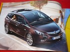 OPEL Zafira C Tourer Selection Edition Sport Innovation Prospekt Brochure 2011