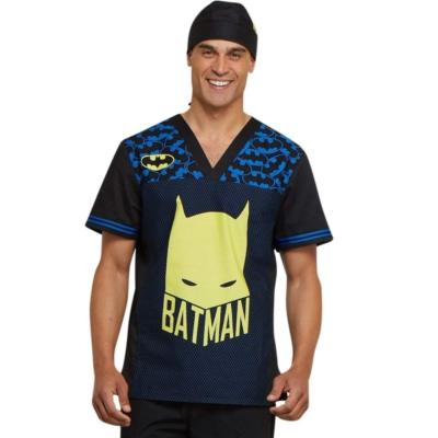 Batman V Neck Scrub Top