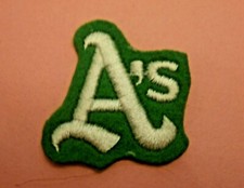 Oakland Athletics Cap Logo Green and White MLB Baseball New Iron-On Patch 