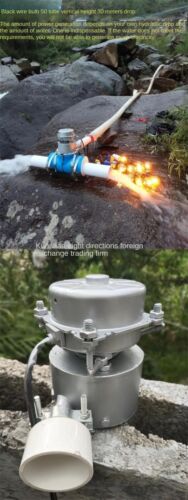 1000W 220V Hydroelectric Power Water Turbine Hydropower Generator Water Wheel - Picture 11 of 12