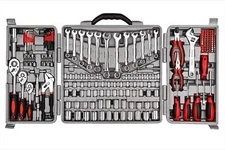 CARTMAN 205 Piece Ratchet Wrench and Socket Tool Set,1/4" & 3/8" & 1/2"