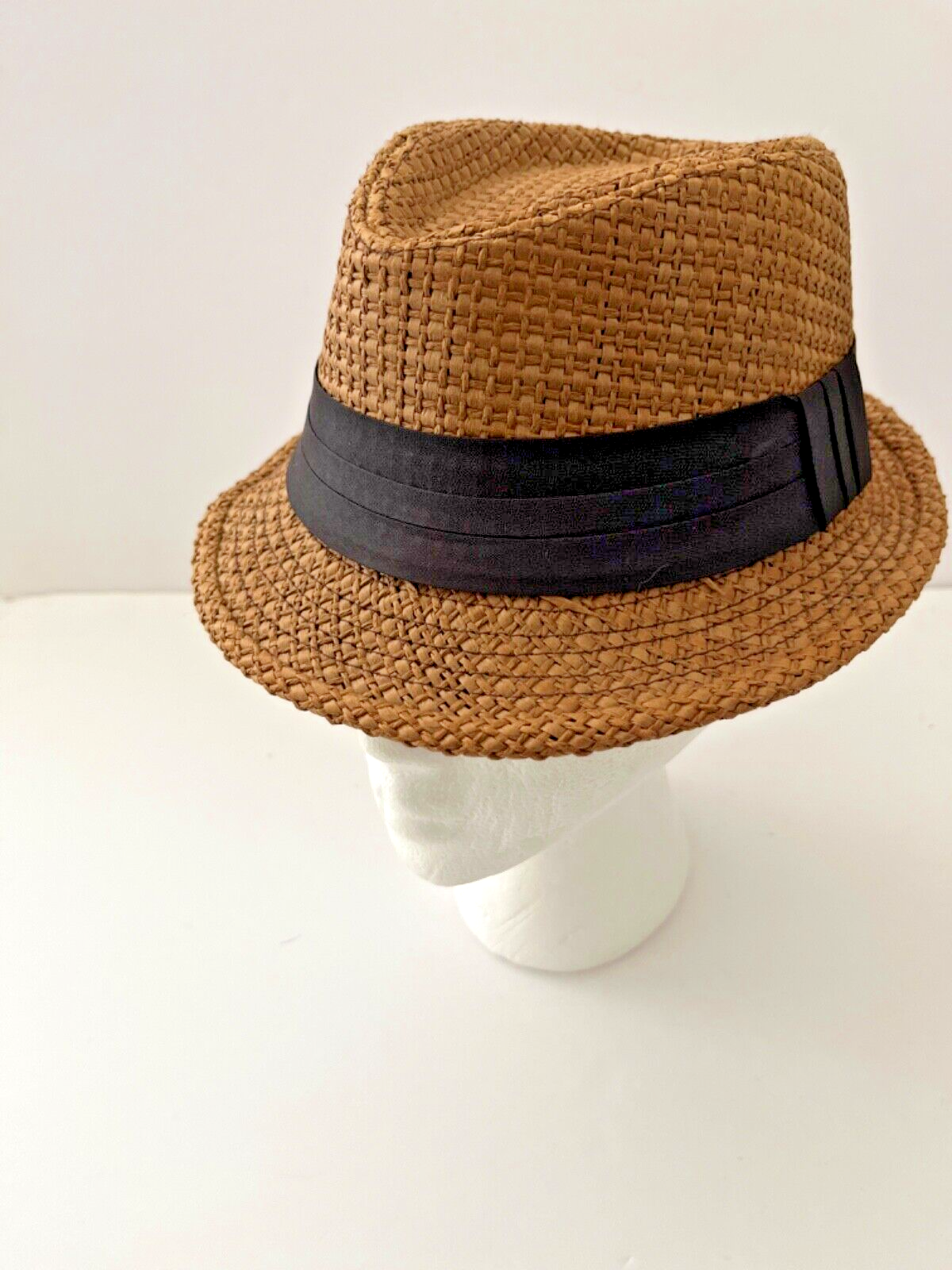 Fedora Unisex Hat Triby Classic Cuban Short Brim Jazz Kids Hat Size XSmall (52)-image