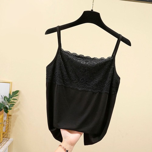 Damen Ärmellose Weste Spitze Sling Camisole Einfarbig Sommer Mode Dünn N - Bild 8 von 18