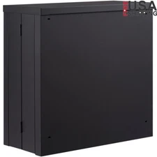 Foldable Wall Cabinet Garage Storage Adjustable Shelf Magnetic Lock Heavy Duty