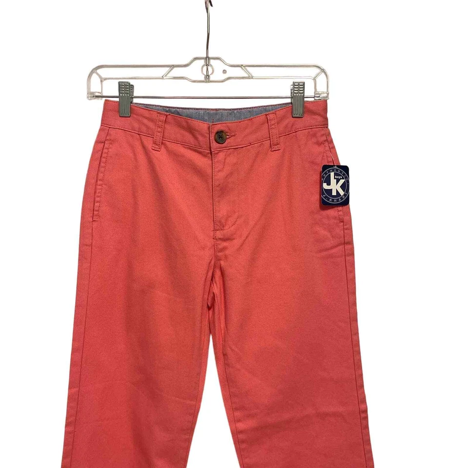 J. Khaki 100% Cotton Boys Rose Colored Khaki Pants Size 12 NWT - Image 2 of 4