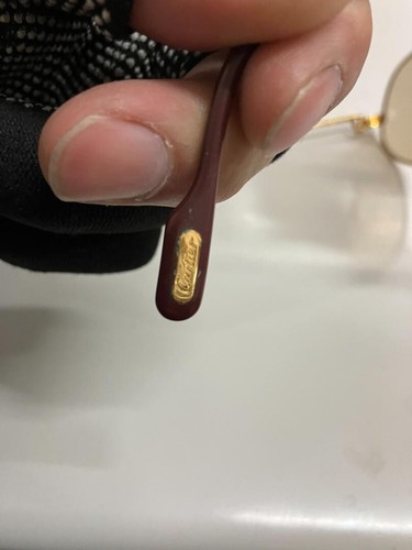 Cartier sunglasses gold frame Case included Eyewear Fashion Accessories a606 - Picture 5 of 10