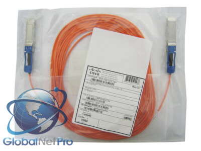 NEW SEALED GENUINE CISCO SFP-10G-AOC7M - 10GBASE Active Optical Cable 7M - LIFET