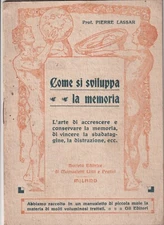 Lassar - Come si sviluppa la Memoria  - Editrice manualetti Utili Pratici  s.d. 