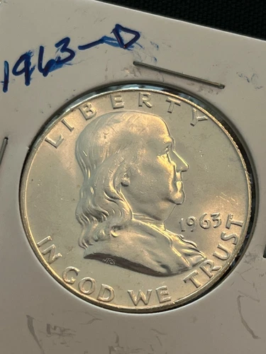 1963-D Franklin Half Dollar Brilliant Uncirculated
