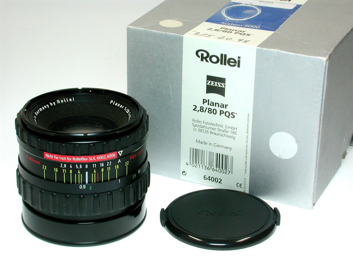 ROLLEI ZEISS PLANAR 80MM F2.8 PQS HFT LENS 64002 - BRAND NEW
