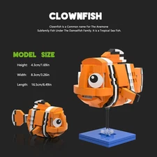 Hot Sale Clownfish with Stand 165 Building Toys from Animated Film