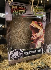 Universal Studios Jurassic World Primal Hatch Egg T-Rex Interactive Toy Command