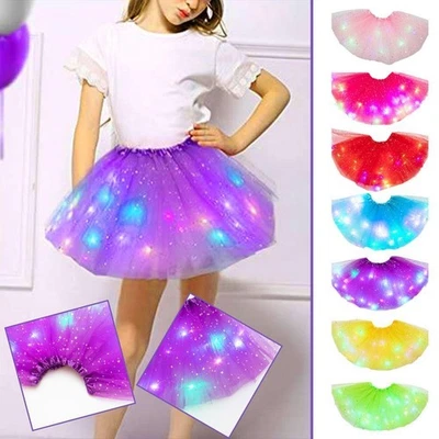 LED Light Up Tutus Skirt / Party Costume Tutus For Women Princess Mesh L1H ANX