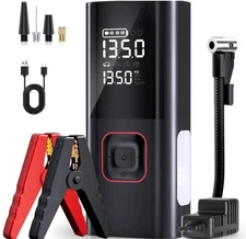 Jump Starter & Tire Inflator for Cars and Motorcycles 5000a Portable Charger P4a