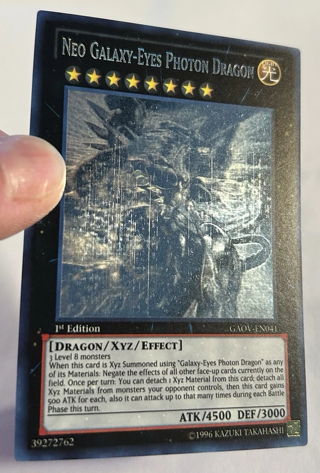 Neo Galaxy-Eyes Photon Dragon GAOV-EN041 1st Edition Ghost Rare NM - Image 3 of 4