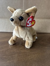 TY Beanie Baby Tiny Chihuahua Plush Toy Breed Dog Retired Vintage 90s 1998