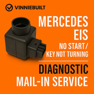 Mercedes-Benz EIS Diagnostic Service   No Start / Key Not Turning | Mail-In