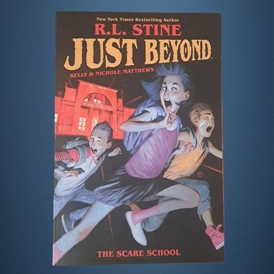 R.L. Stine ''Just Beyond,The Scare School'' Paperback Book