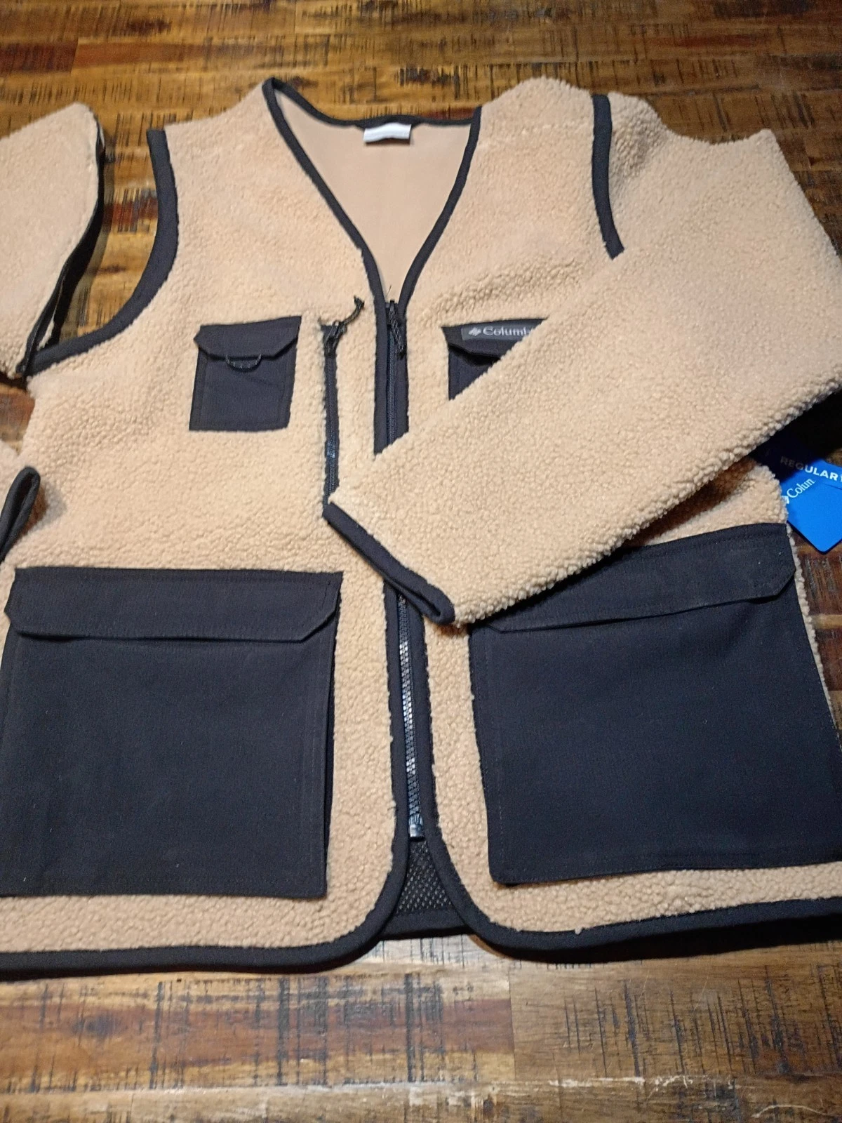 Mens Columbia Granite Point Convertible Fish Hike Activewear Jacket Vest Small